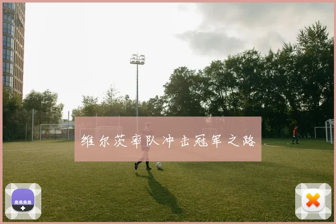 维尔茨率队冲击冠军之路